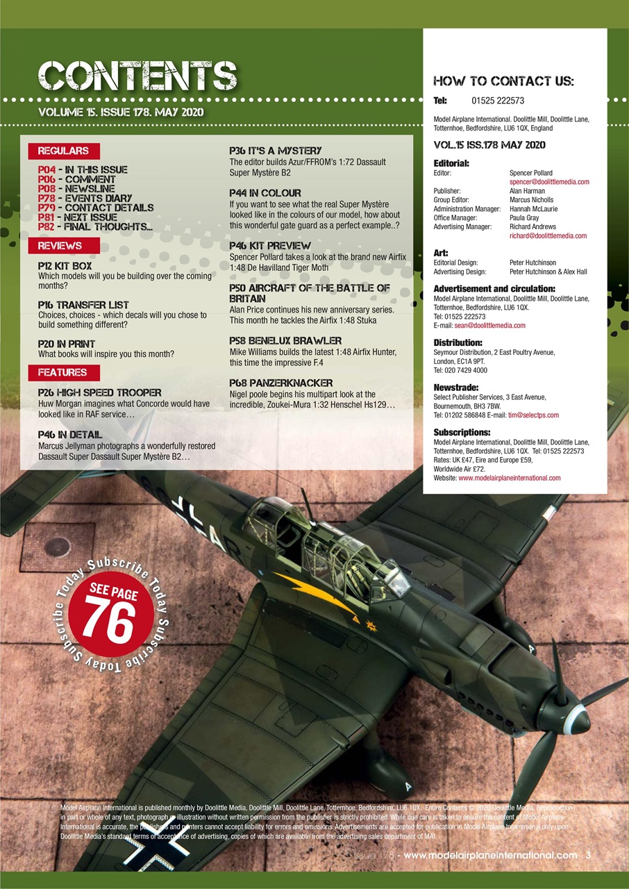 Model Airplane International Preview Pages