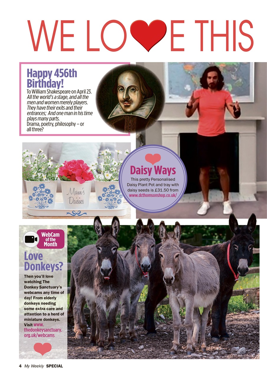 My Weekly Special Preview Pages