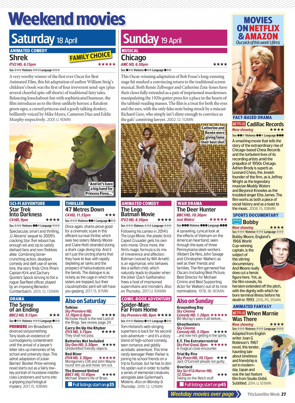 TV & Satellite Week Preview Pages