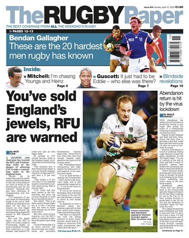 The Rugby Paper issue 12th Apr 2020