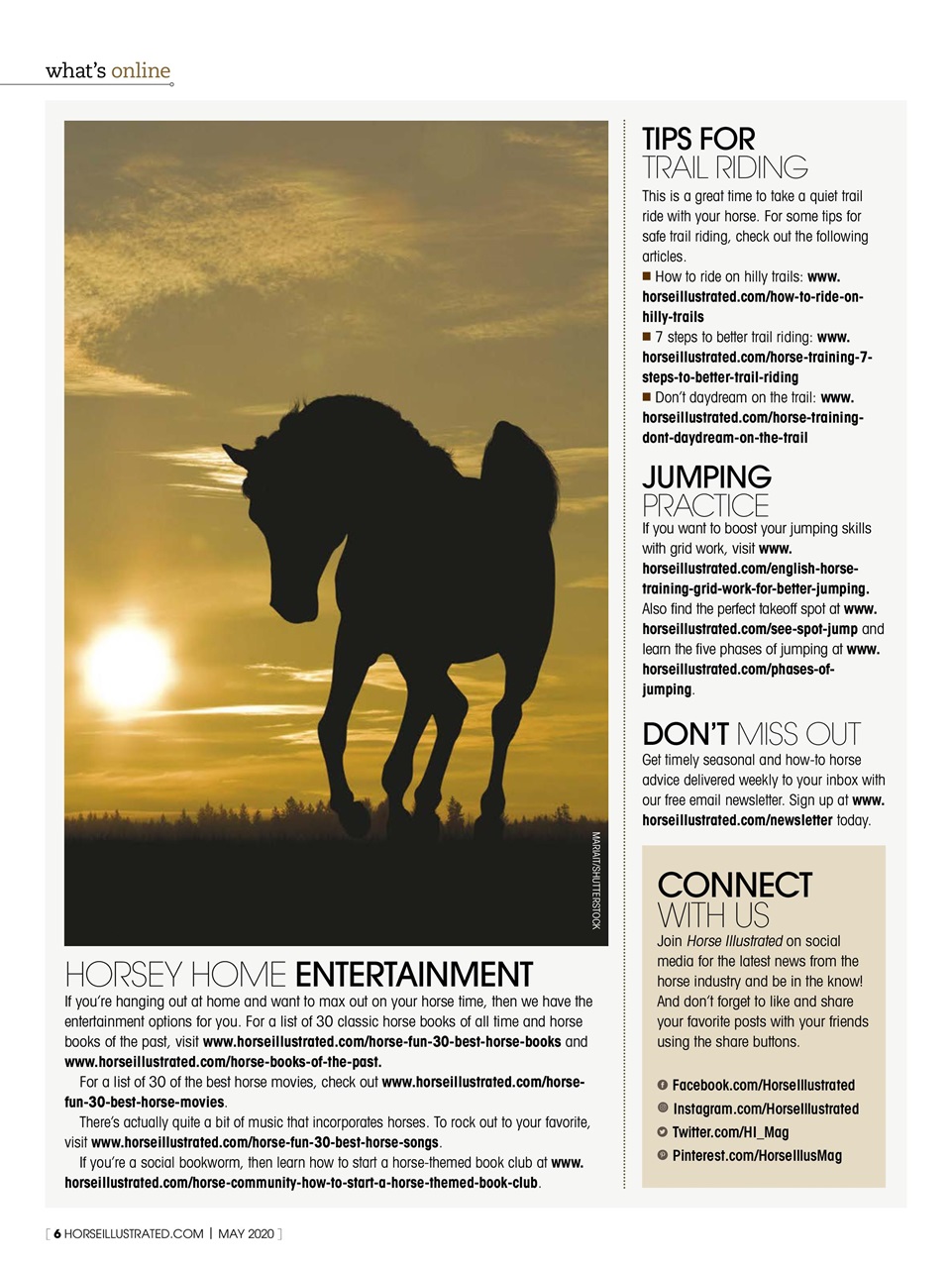 Horse Illustrated Magazine Preview Pages