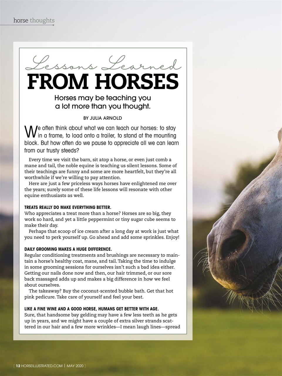 Horse Illustrated Magazine Preview Pages