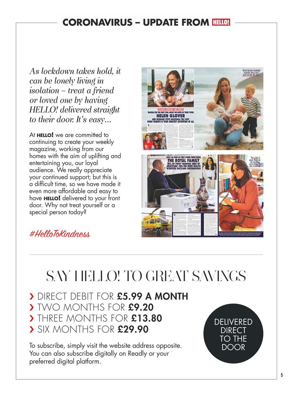 Hello! Magazine Preview Pages