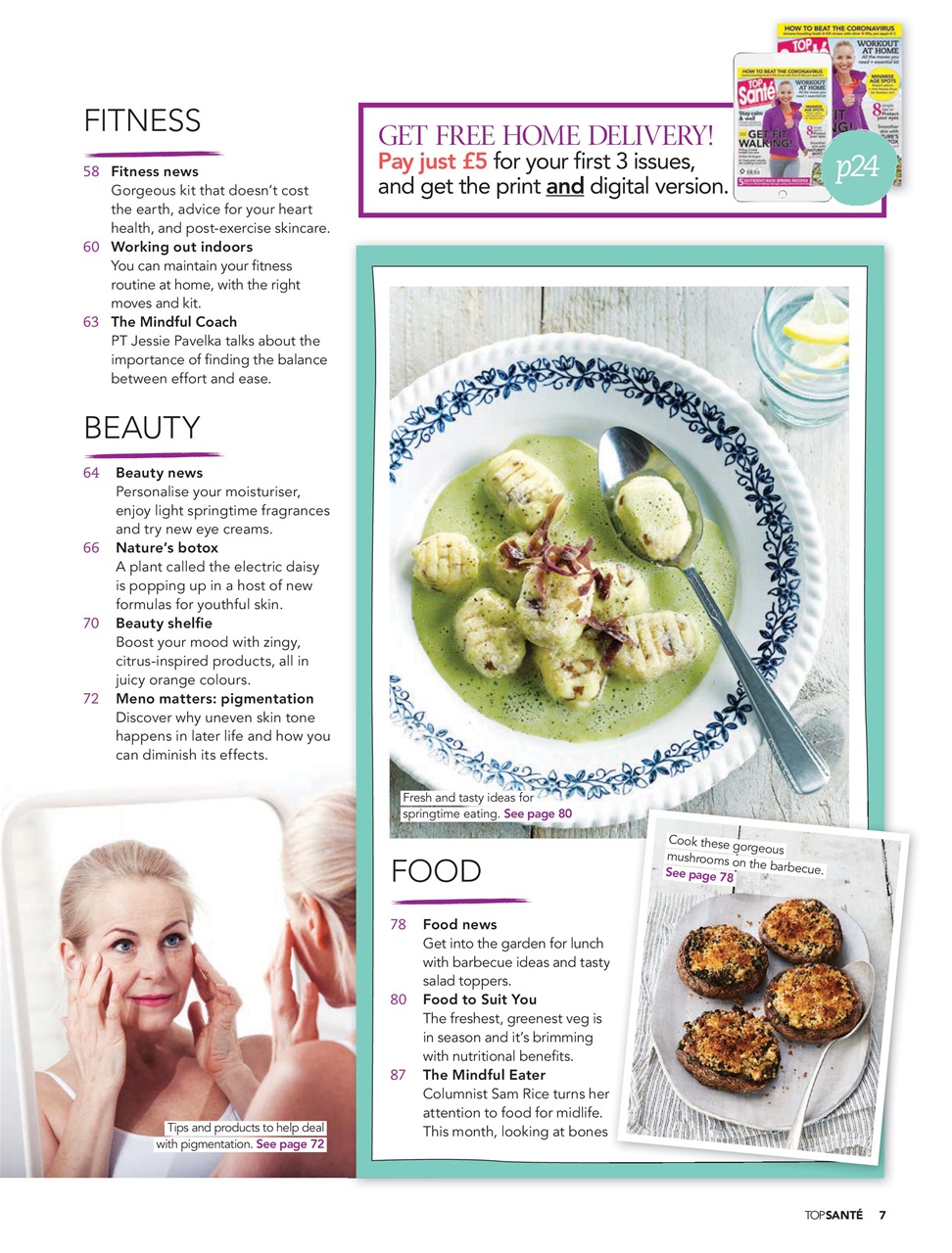 Top Sante Preview Pages