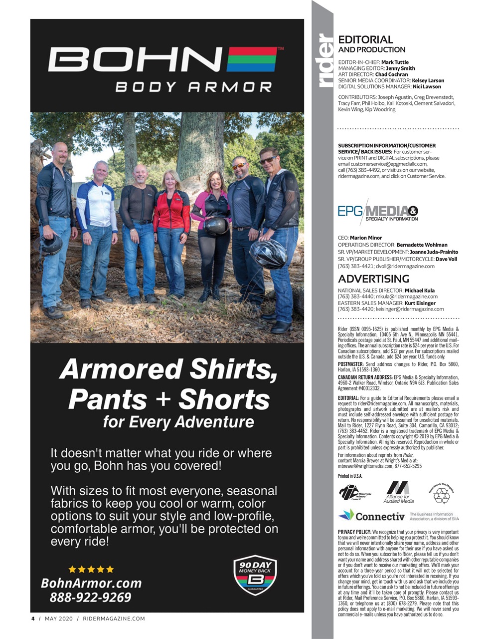 Rider Magazine Preview Pages