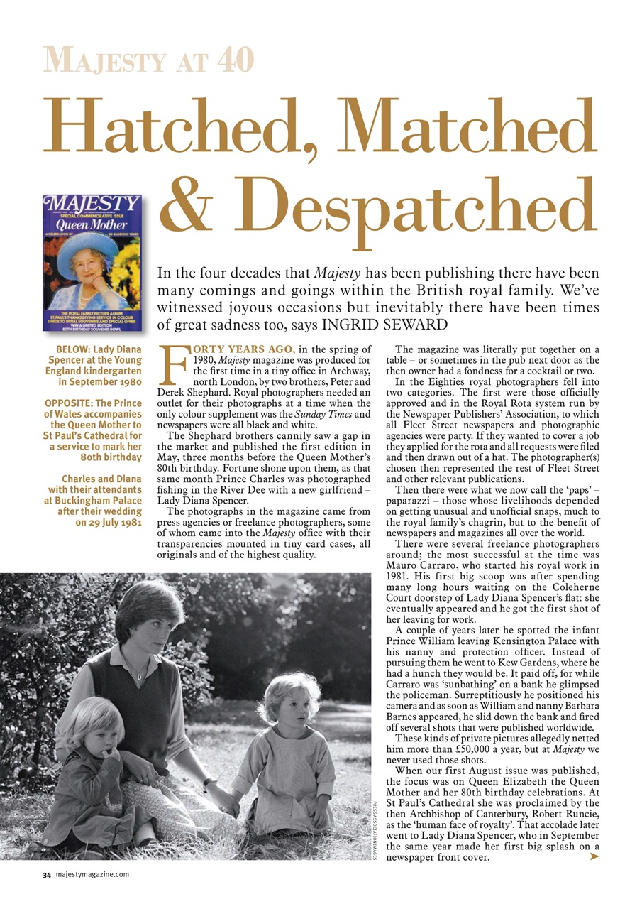 Majesty Magazine Preview Pages