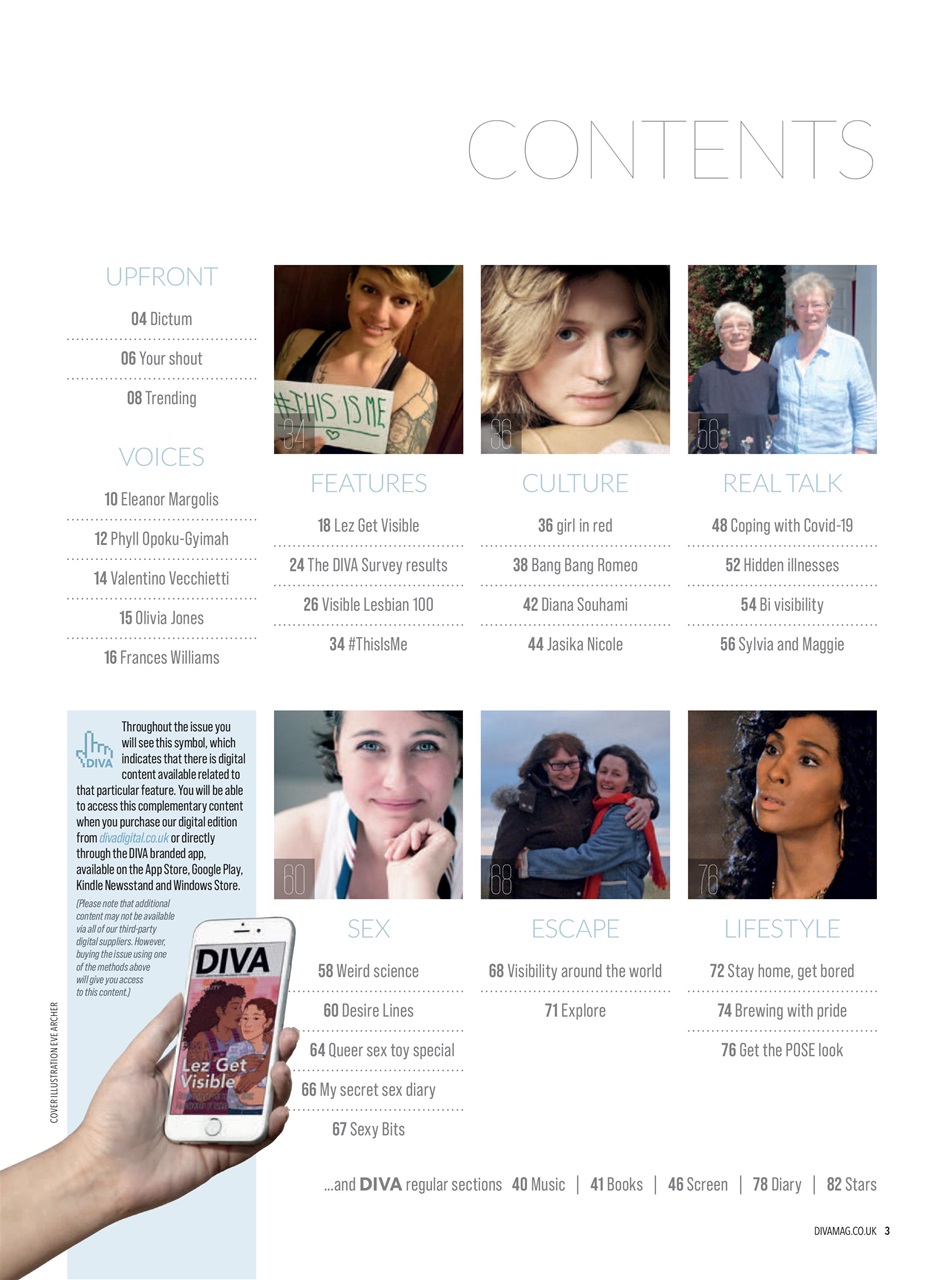 DIVA Magazine Preview Pages