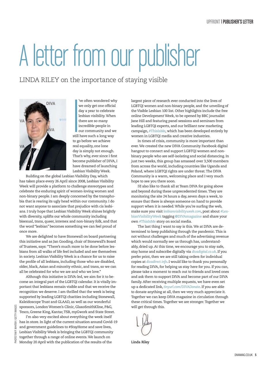 DIVA Magazine Preview Pages