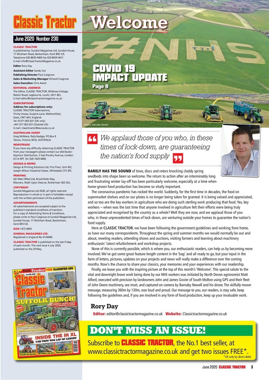 Classic Tractor Preview Pages