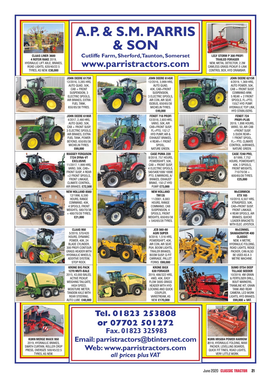Classic Tractor Preview Pages