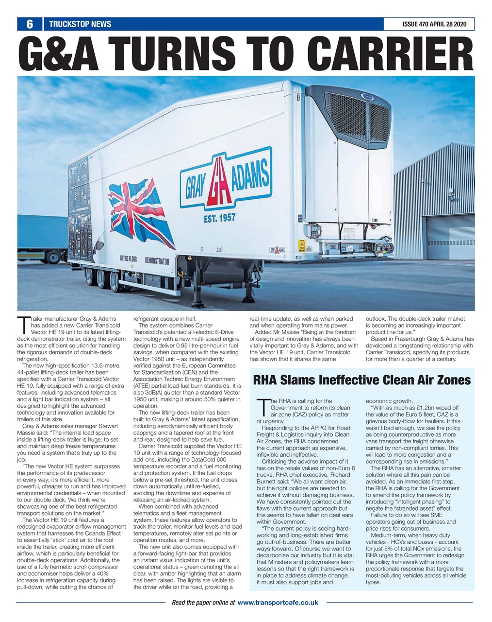 Truckstop News Preview Pages