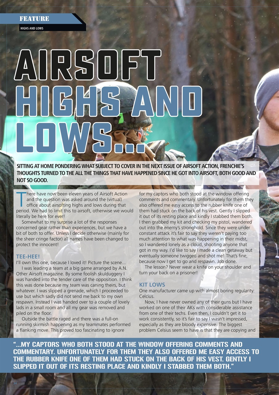 Airsoft Action Preview Pages