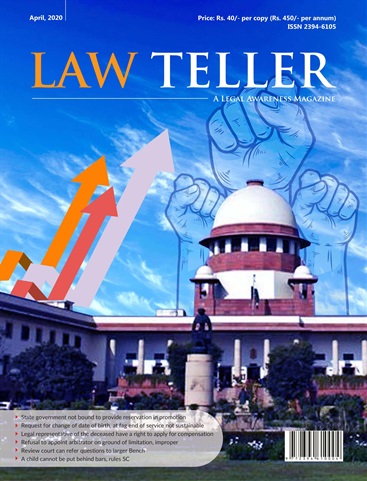 Lawteller – A Legal Awareness Magazine issue April 2020