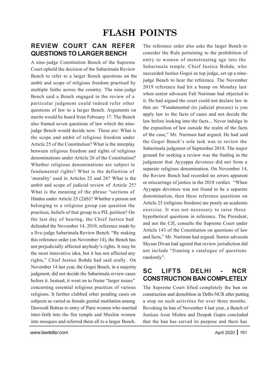 Lawteller – A Legal Awareness Magazine Preview Pages