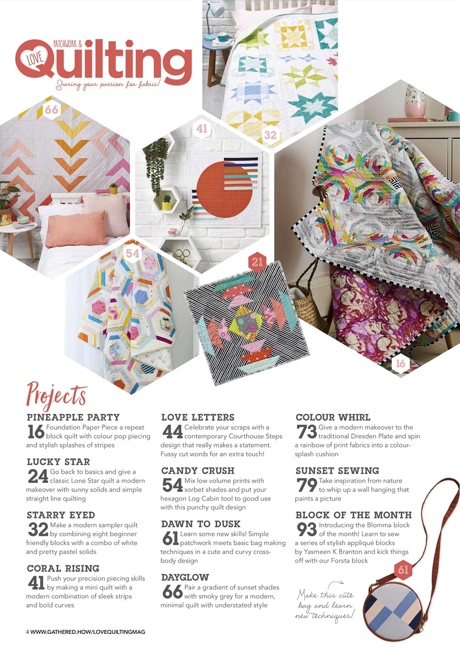 Love Patchwork & Quilting Preview Pages