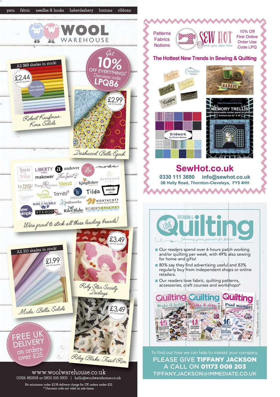 Love Patchwork & Quilting Preview Pages