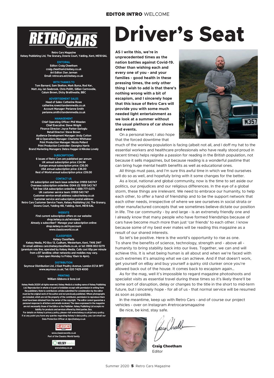 Retro Cars Preview Pages