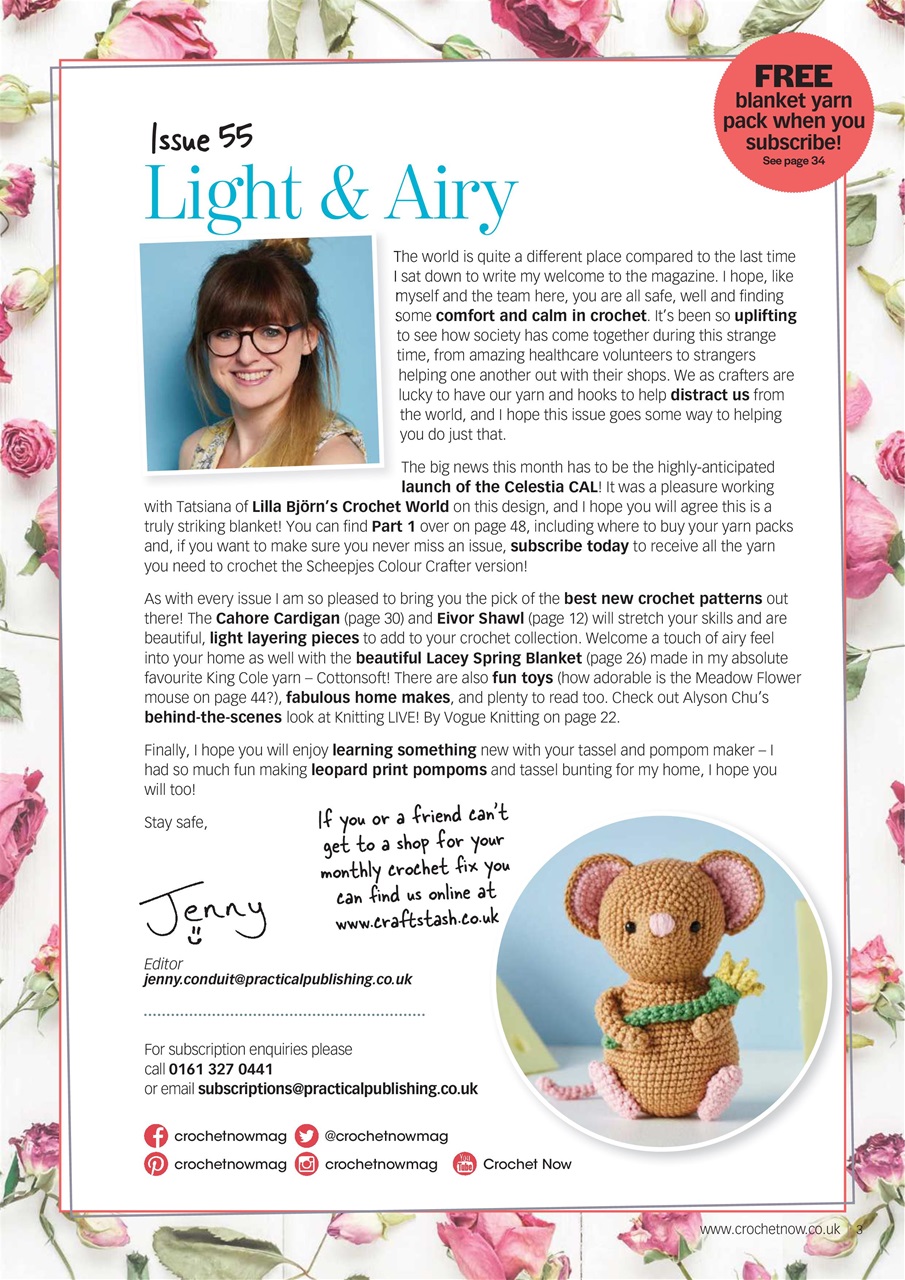 Crochet Now Magazine Preview Pages