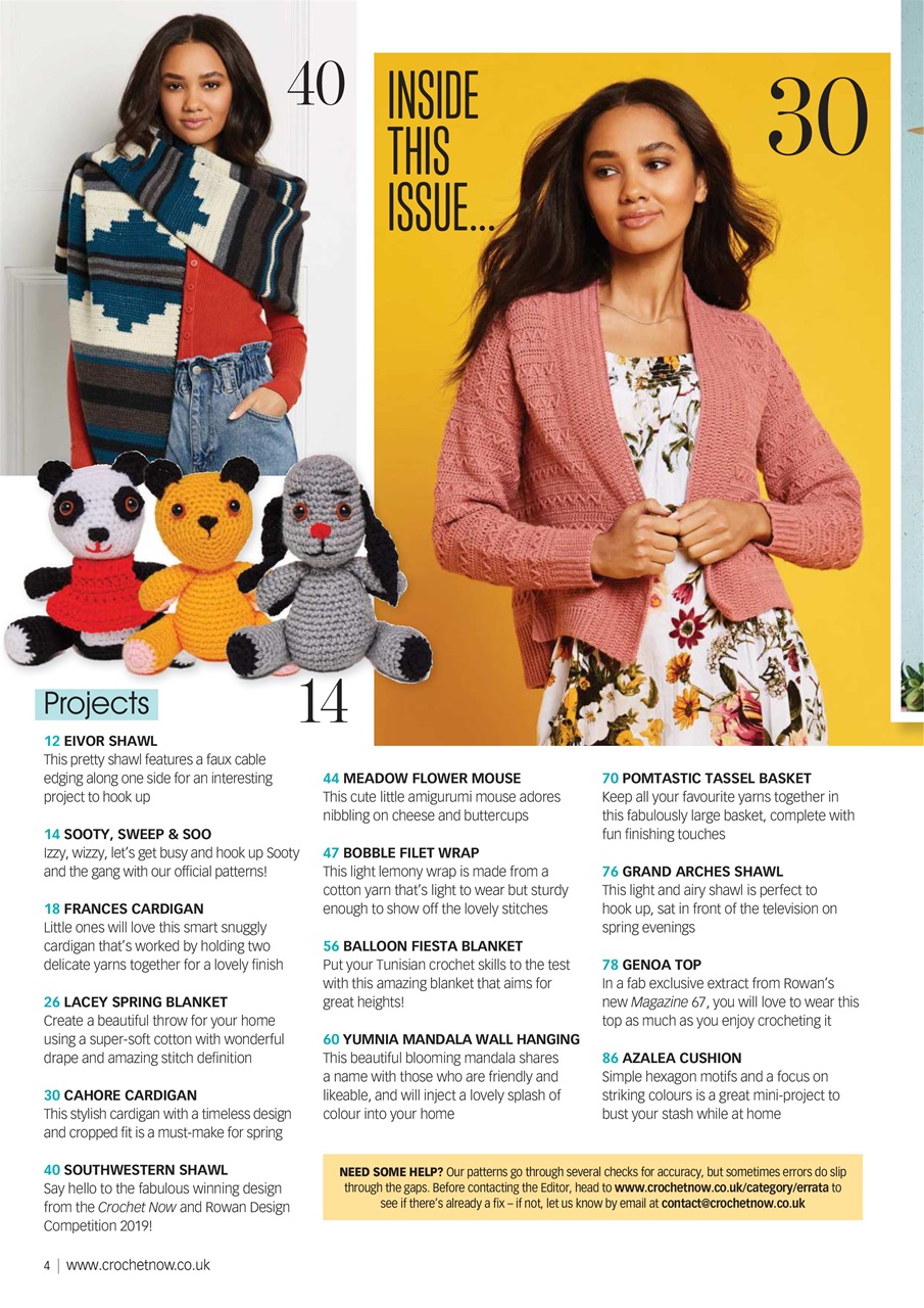 Crochet Now Magazine Preview Pages