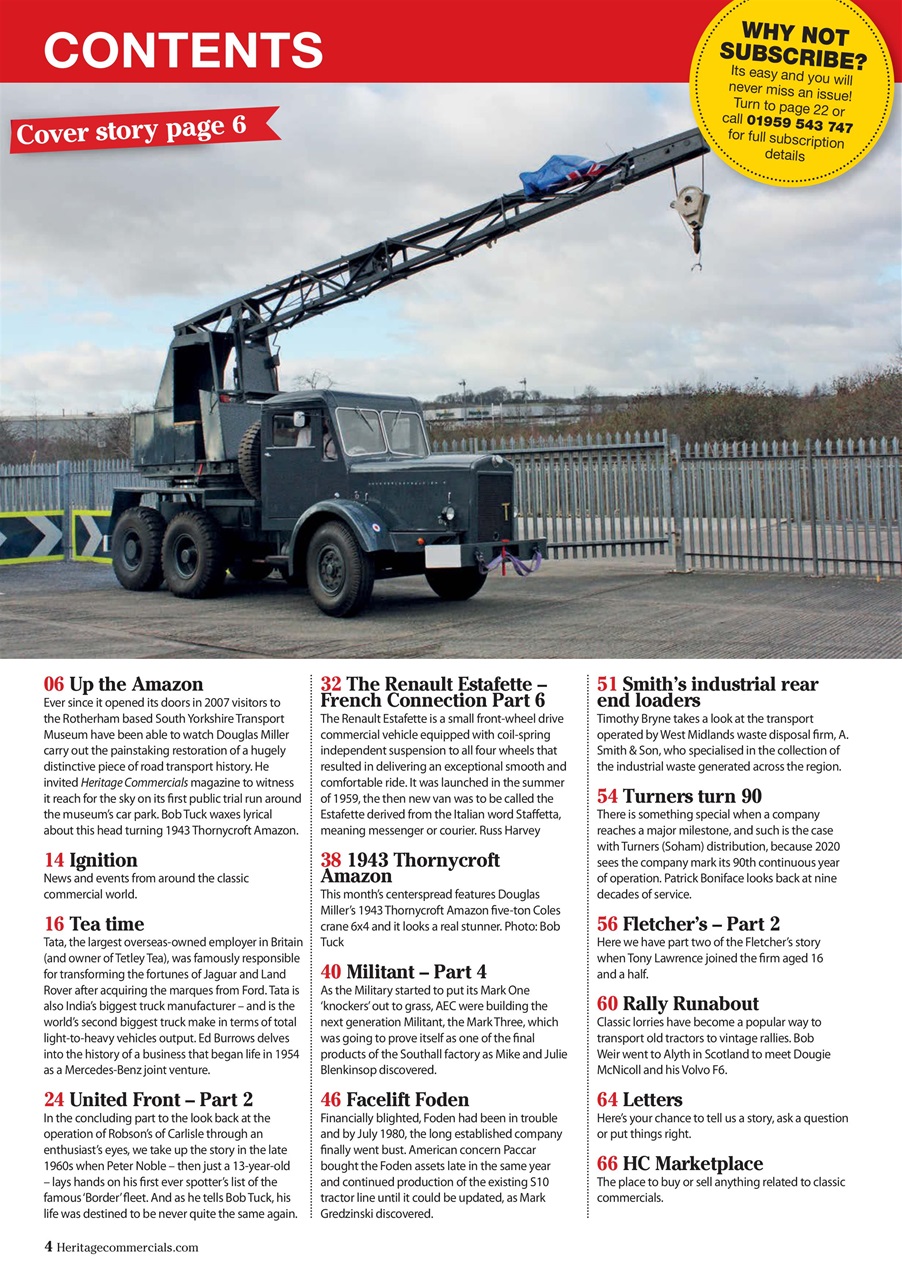 Heritage Commercials Magazine Preview Pages
