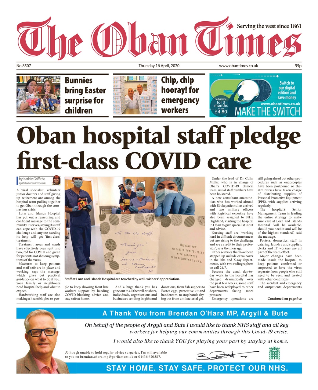 The Oban Times & Lochaber Times Preview Pages