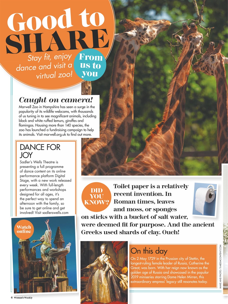 Woman's Weekly Preview Pages