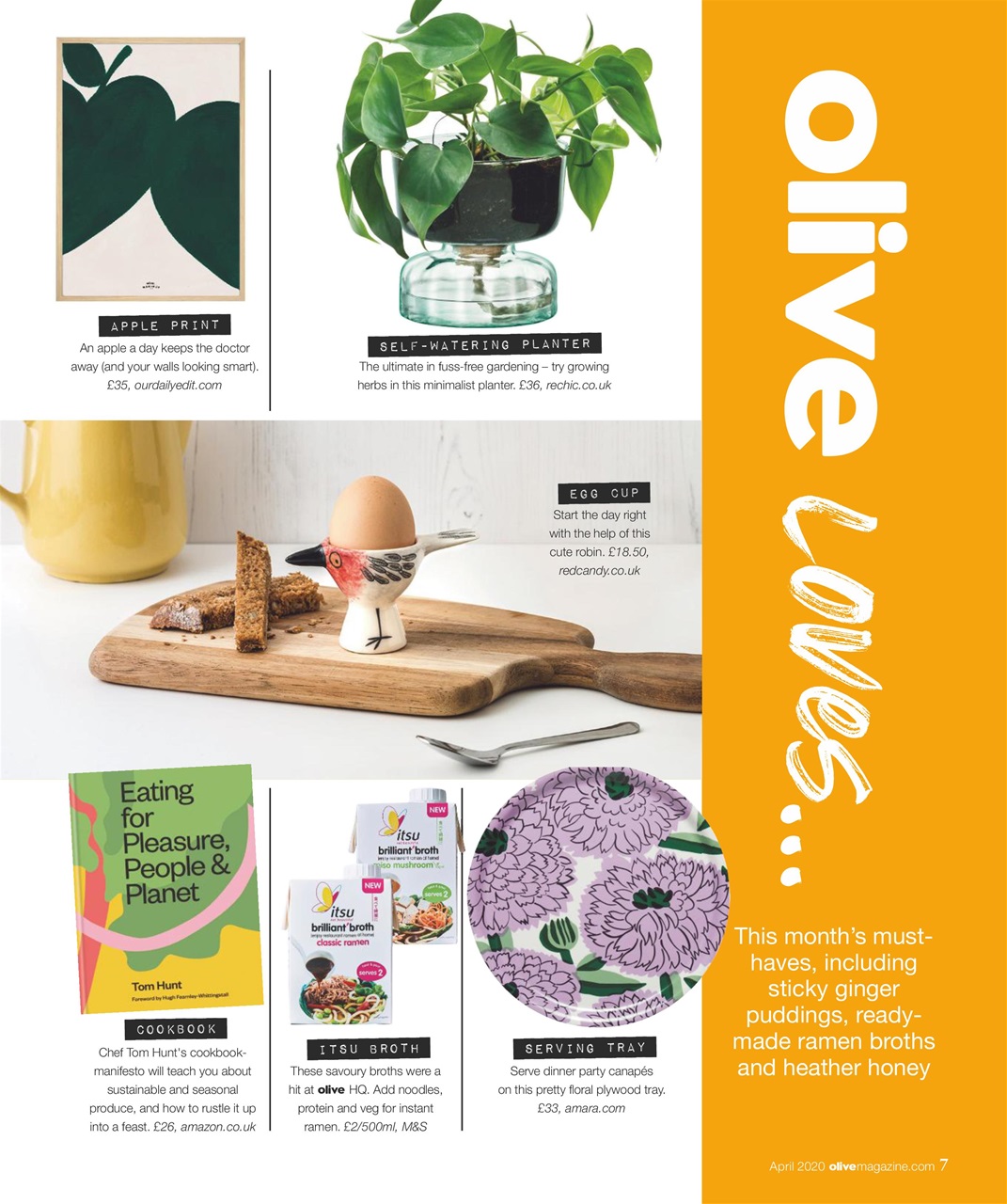 Olive Magazine Preview Pages