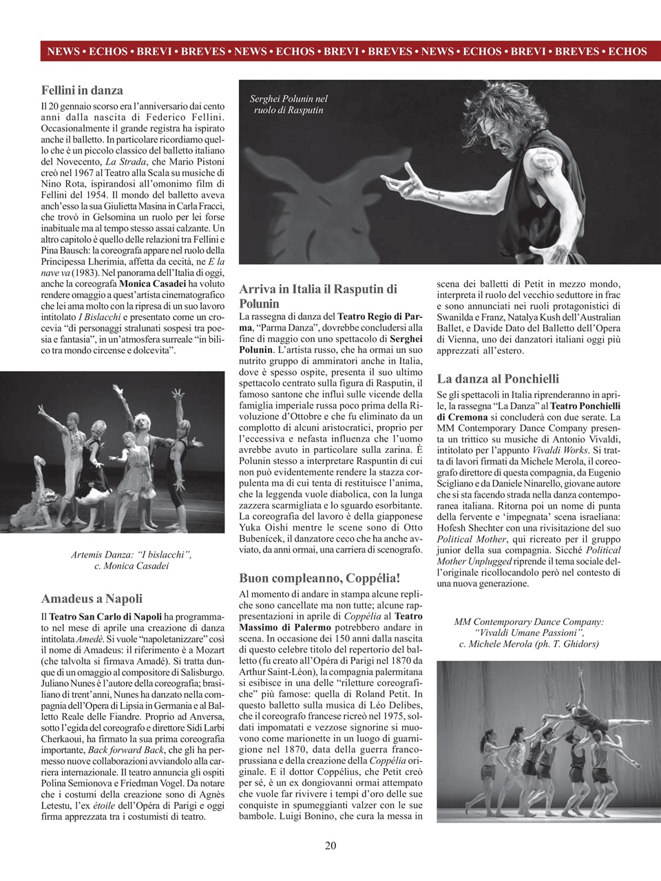 BALLET2000 Edizione Italia Preview Pages