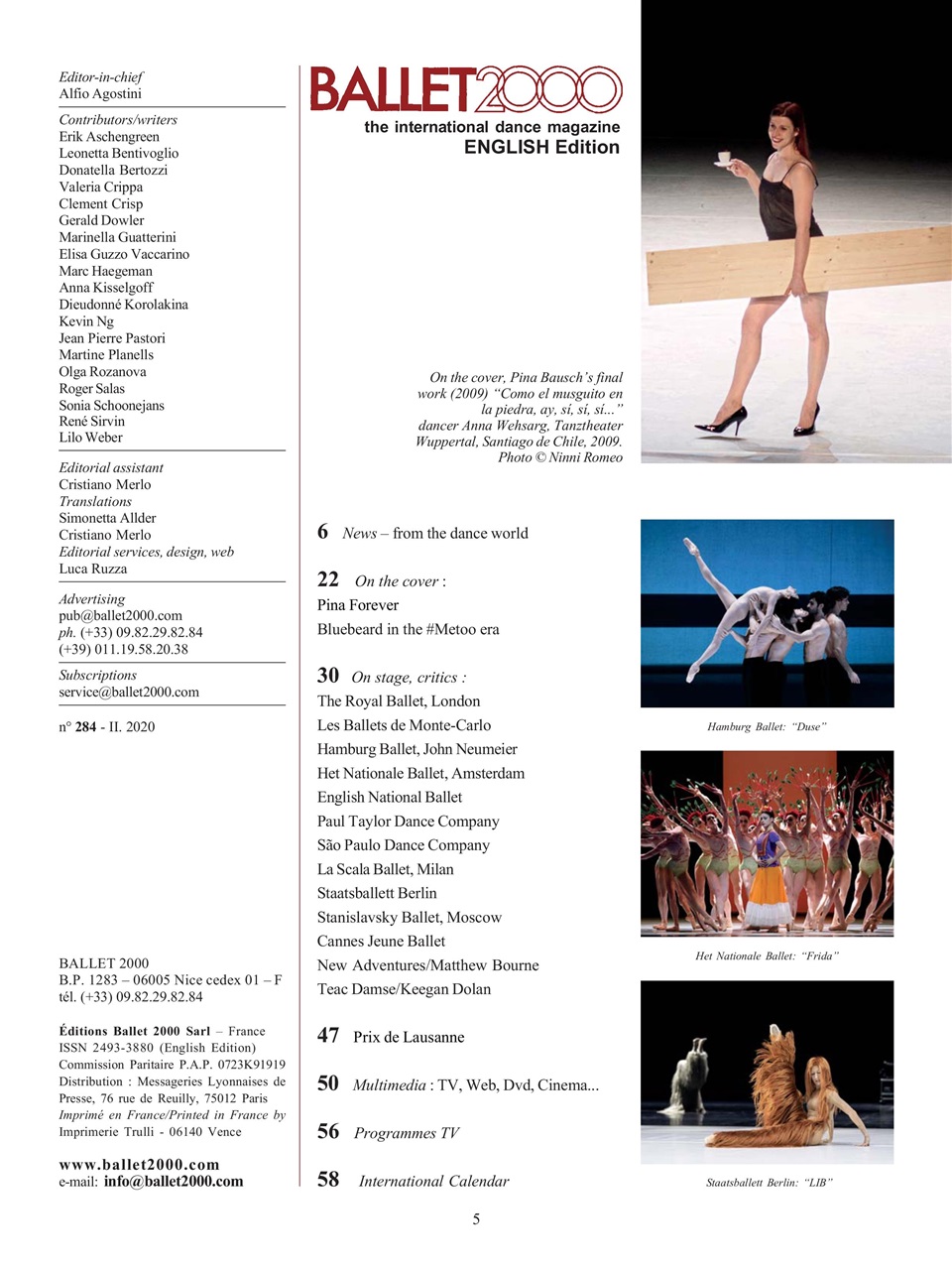 BALLET2000 English Edition Preview Pages