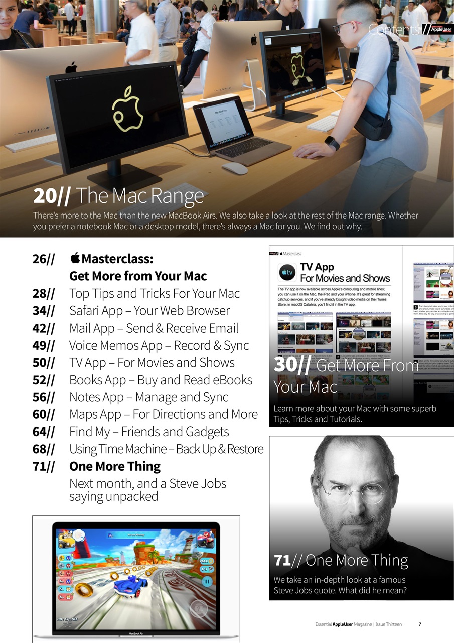 Essential Apple User Preview Pages