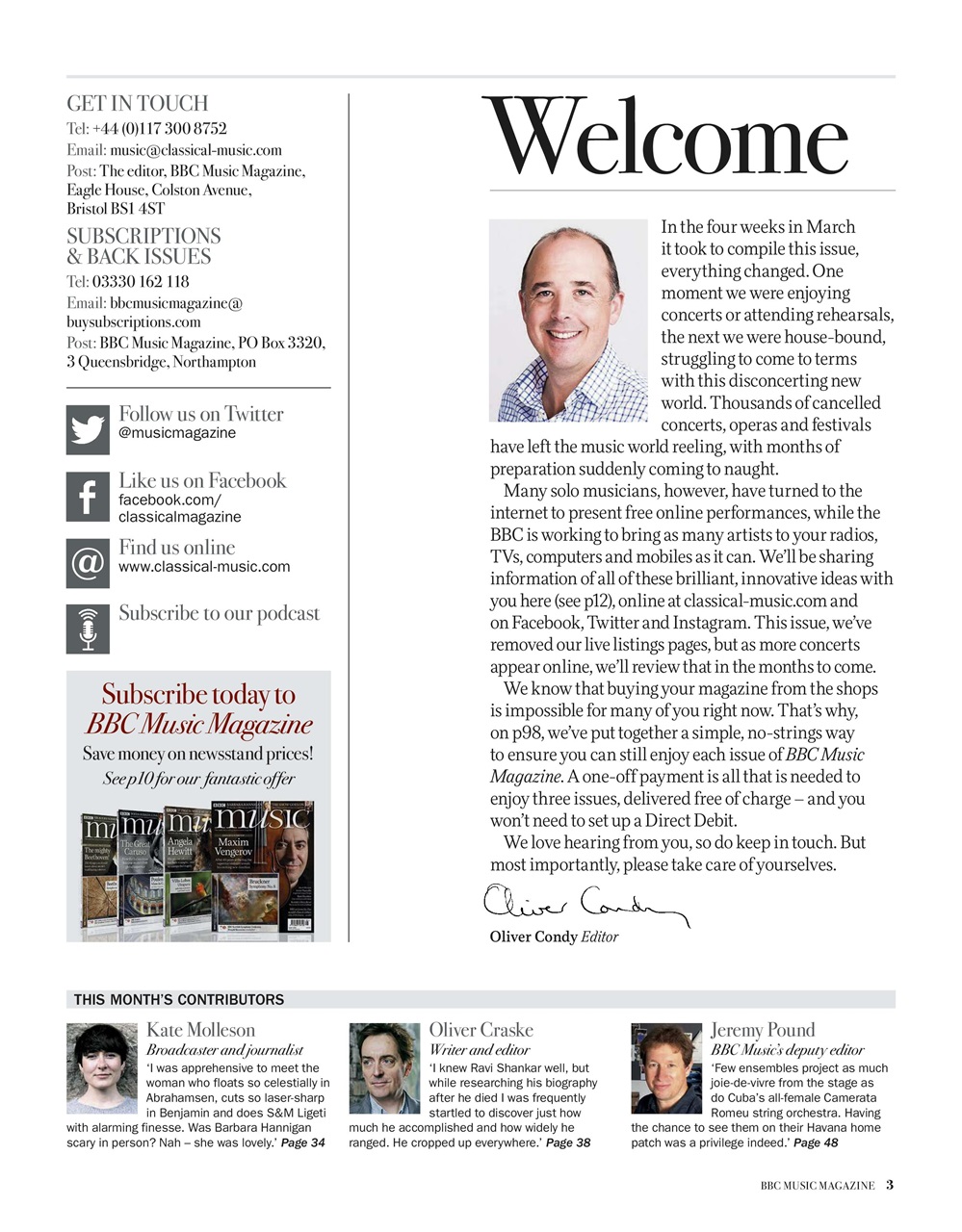 BBC Music Magazine Preview Pages
