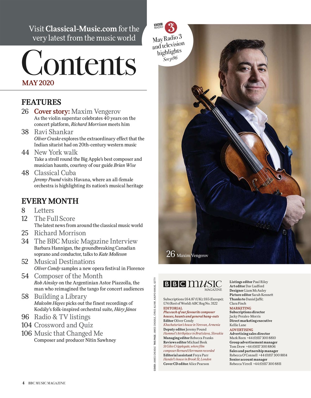 BBC Music Magazine Preview Pages