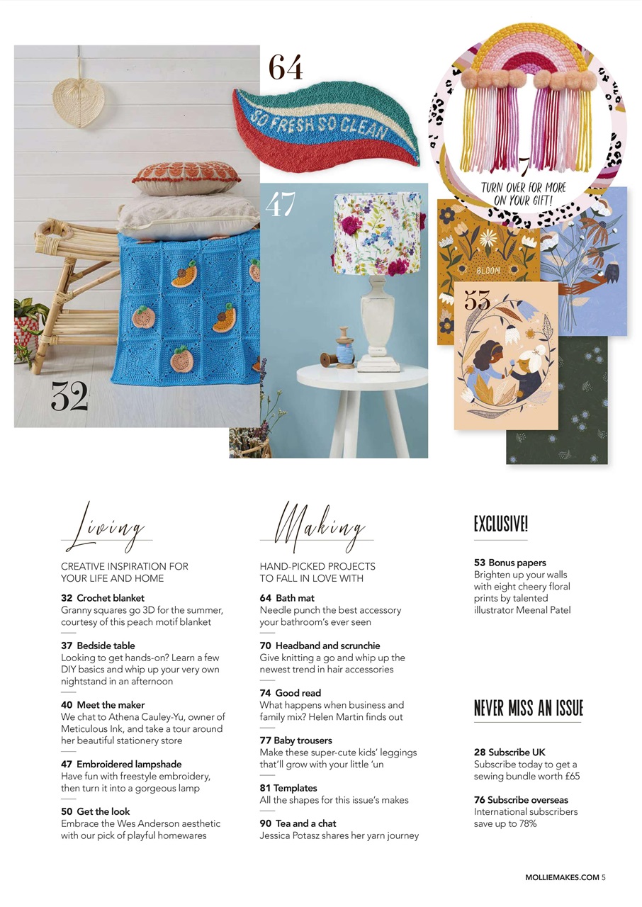 Mollie magazine Preview Pages