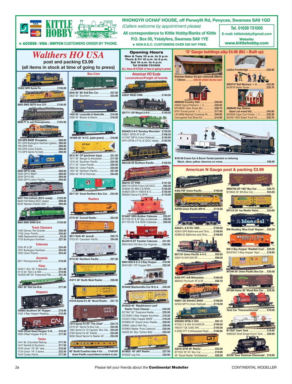 Continental Modeller Preview Pages