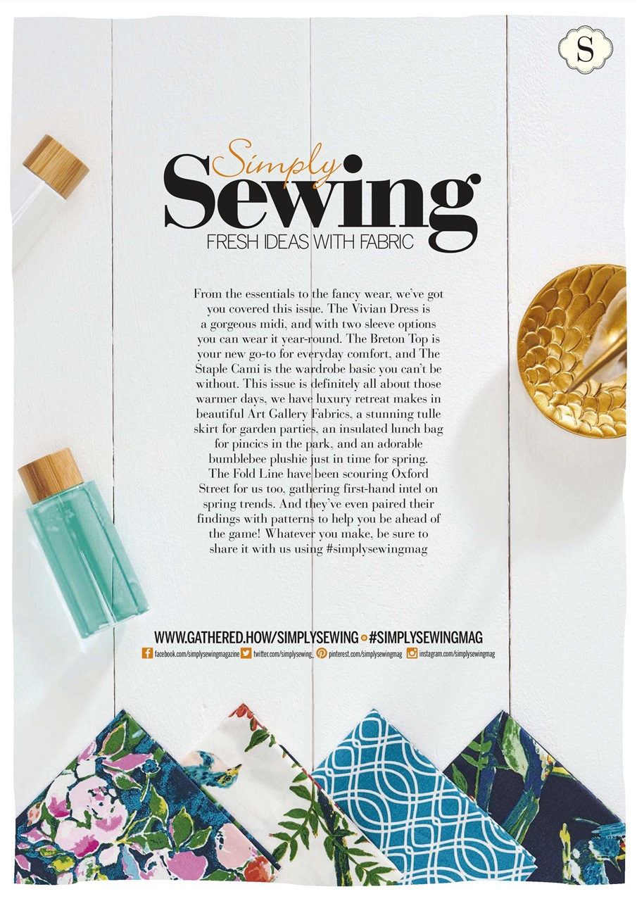 Simply Sewing Preview Pages