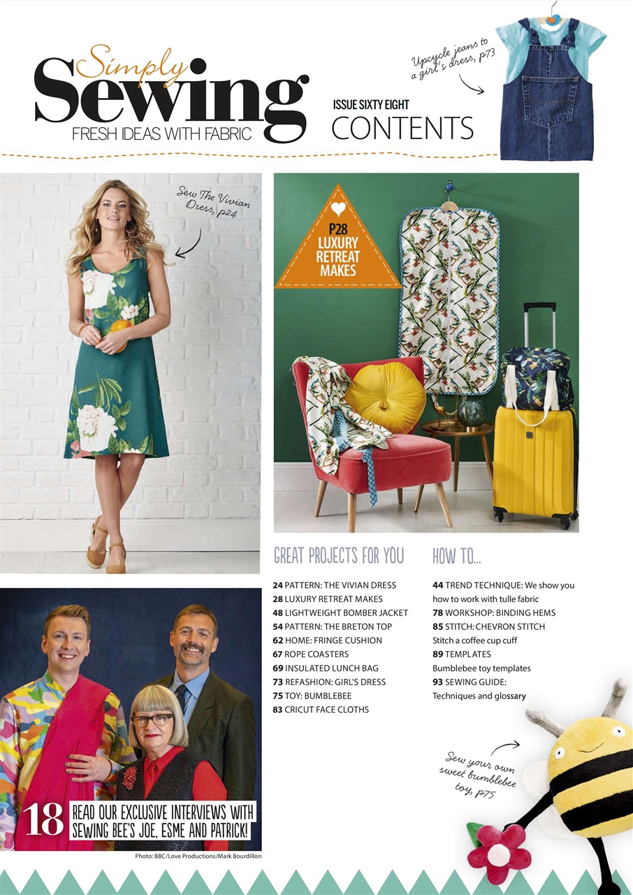 Simply Sewing Preview Pages