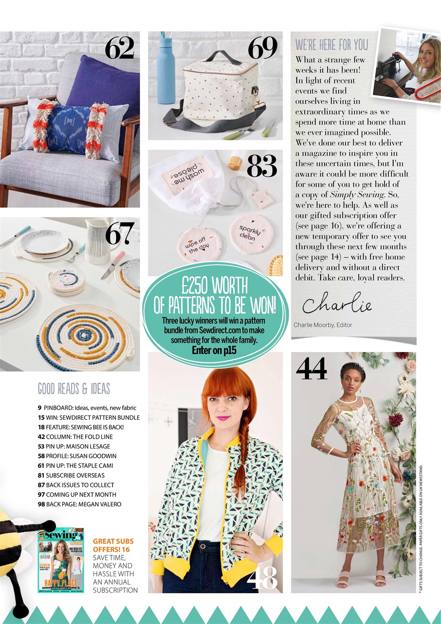 Simply Sewing Preview Pages