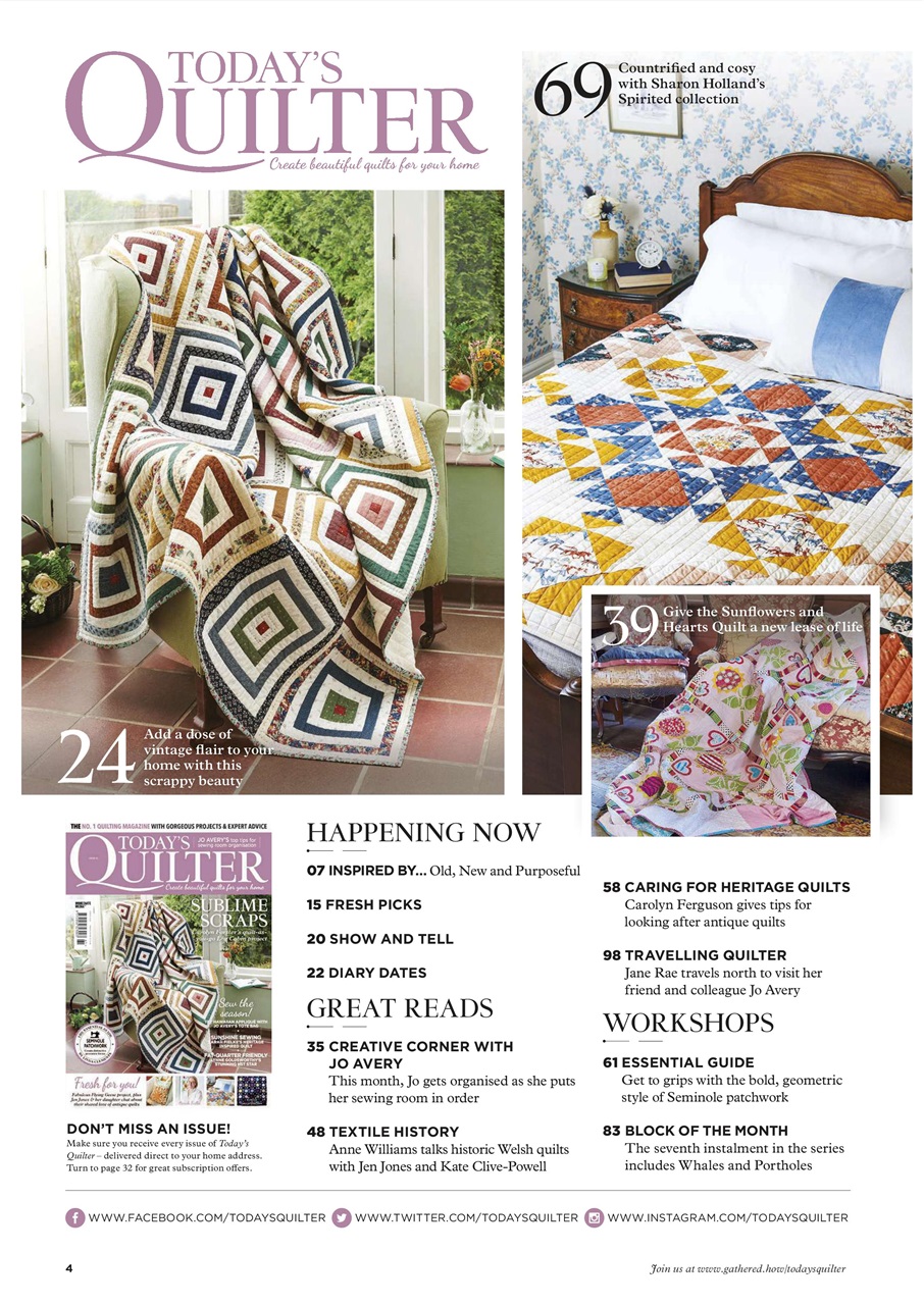 Today’s Quilter Preview Pages