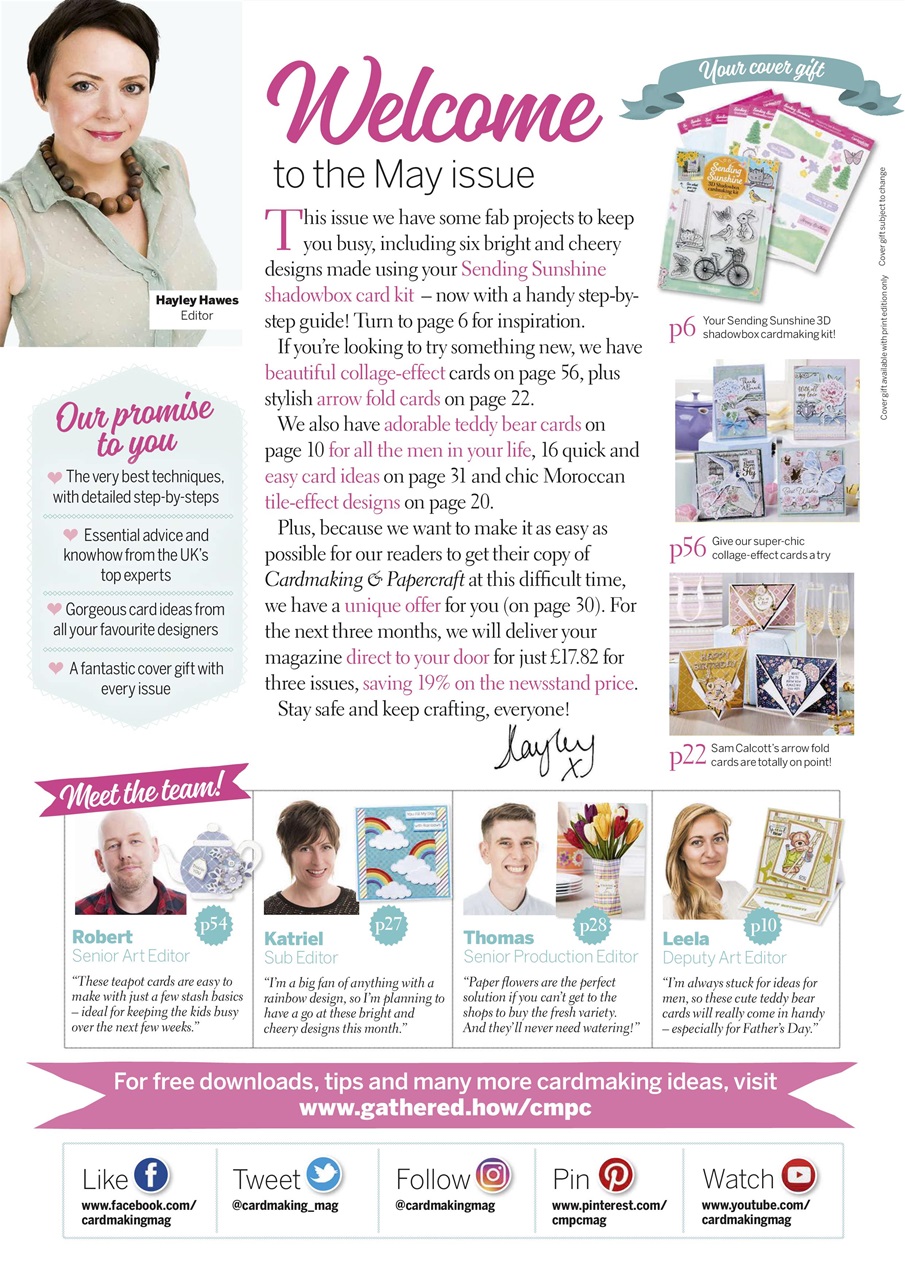 Cardmaking & Papercraft Preview Pages