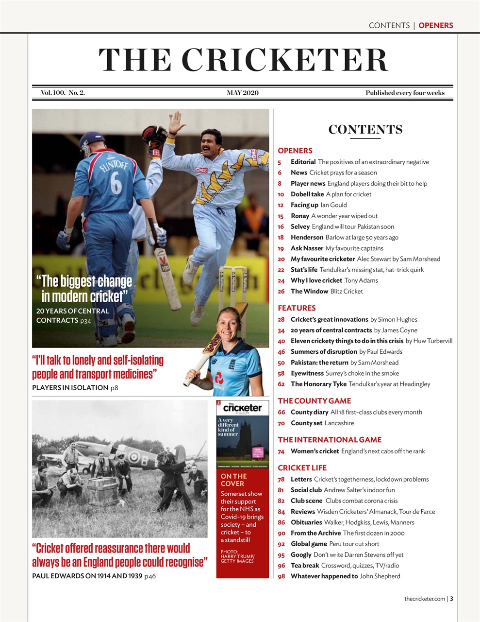 The Cricketer Magazine Preview Pages