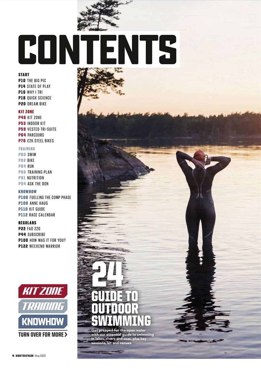 220 Triathlon Magazine Preview Pages