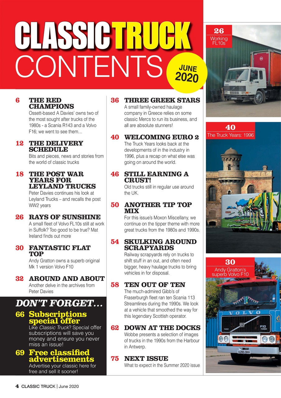 Classic Truck (OLD) Preview Pages