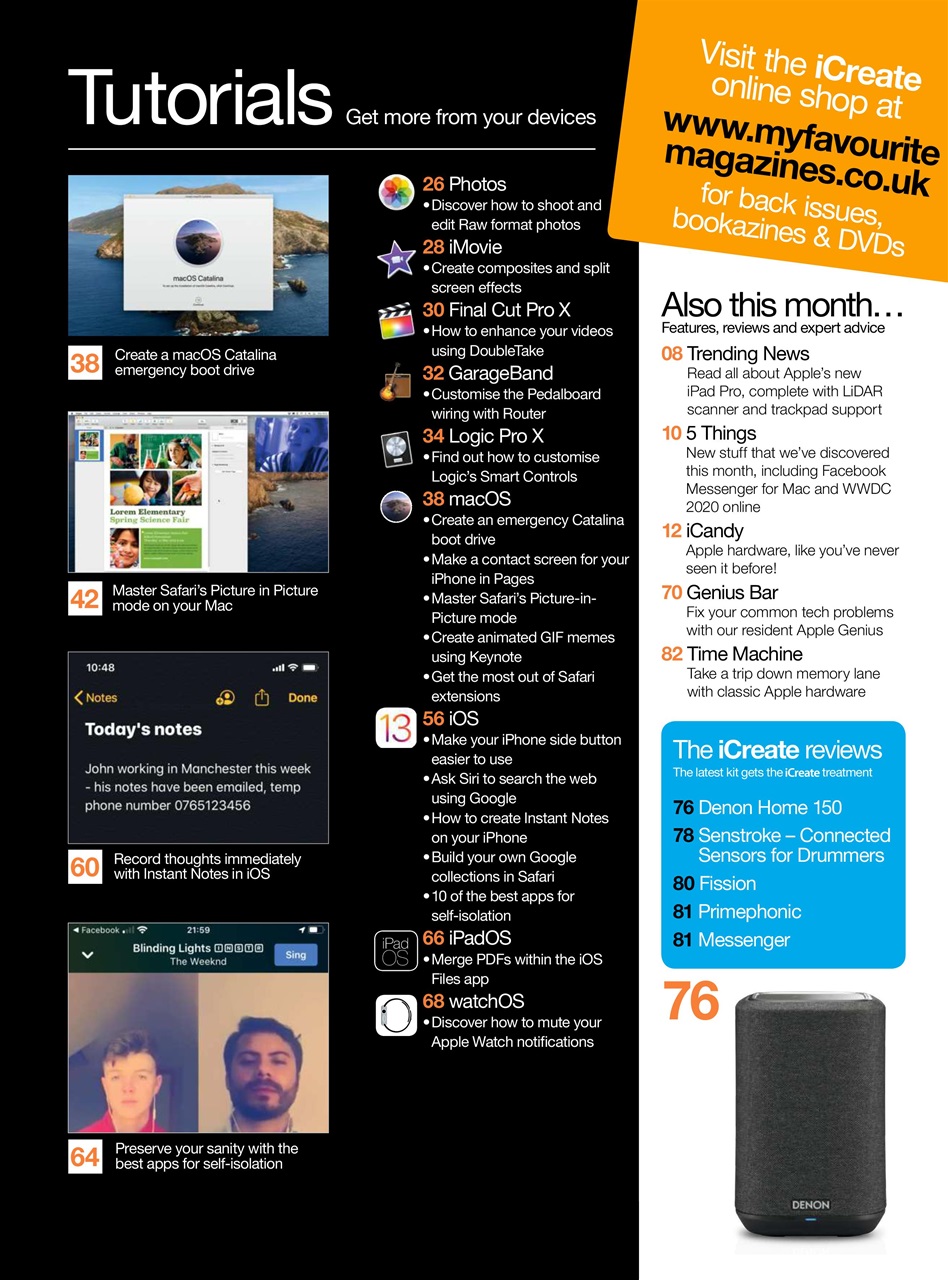 iCreate Preview Pages