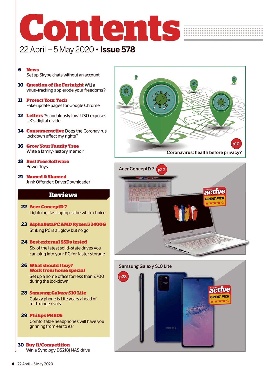 Computer Active Preview Pages