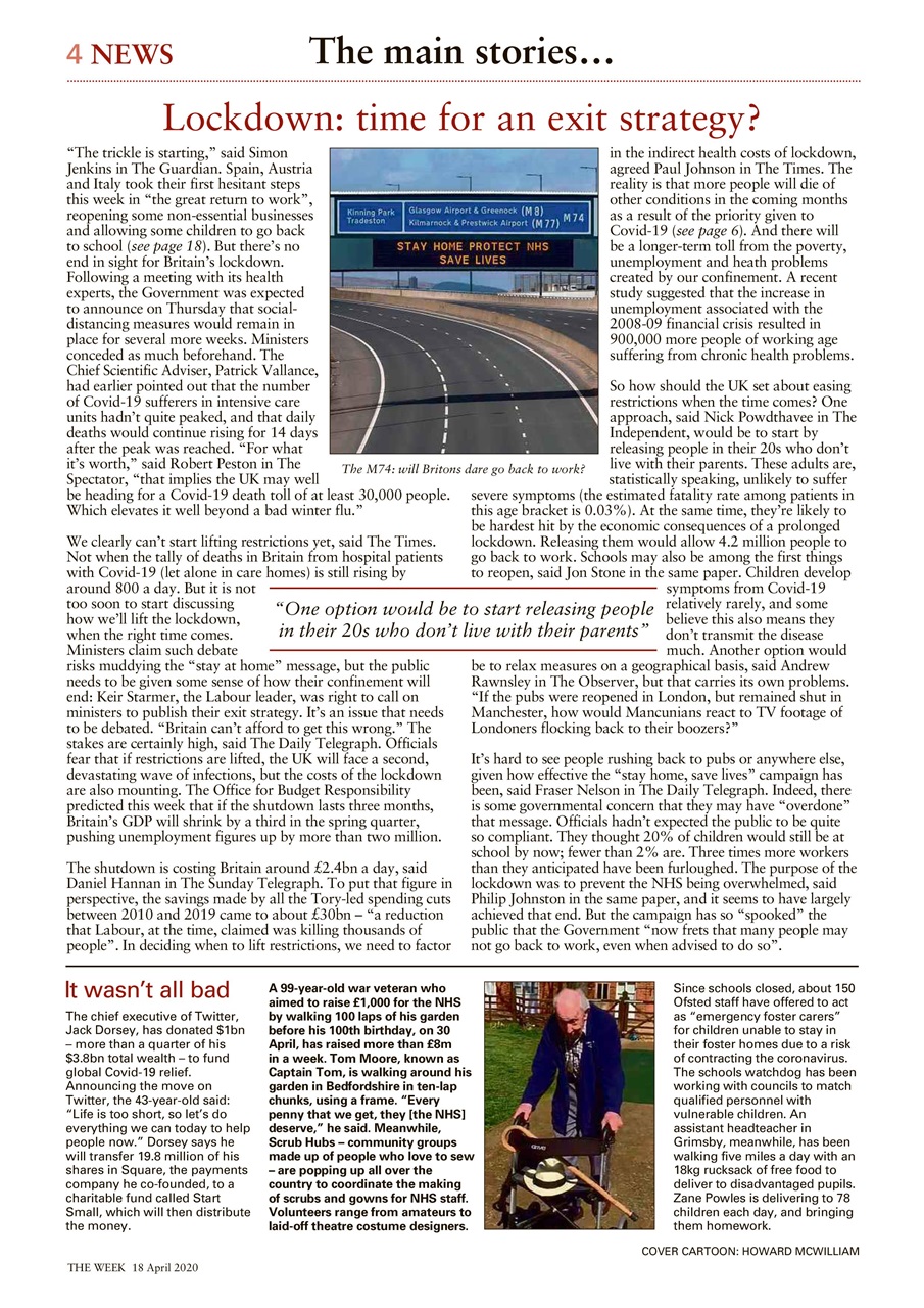 The Week Preview Pages