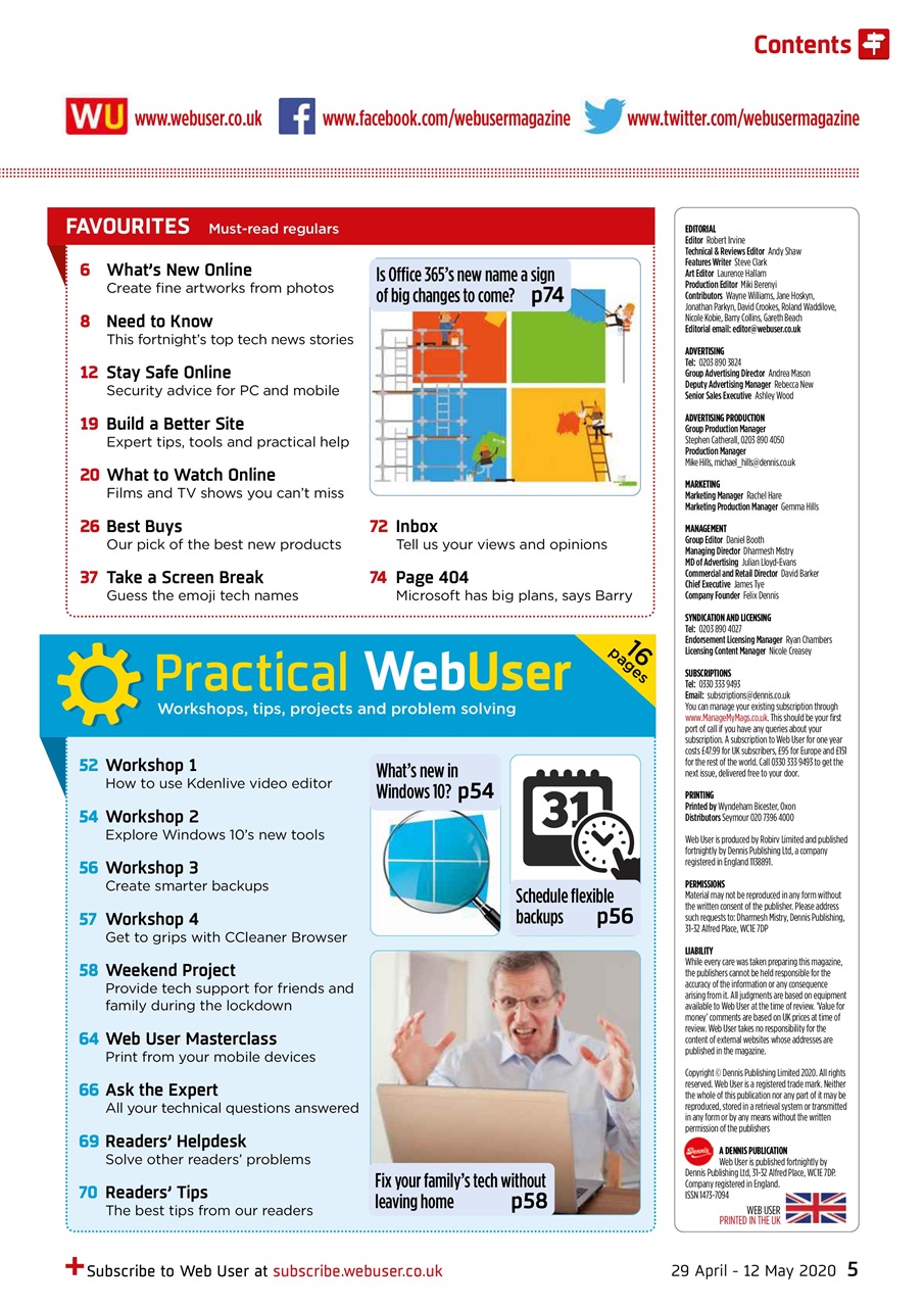 Webuser Preview Pages