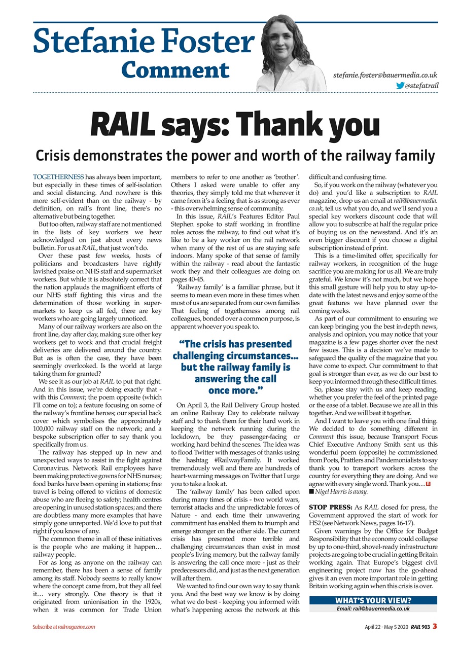 Rail Preview Pages