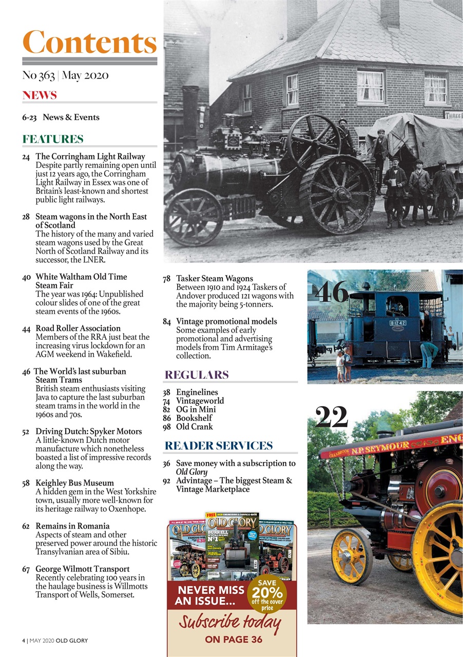 Old Glory Magazine Preview Pages