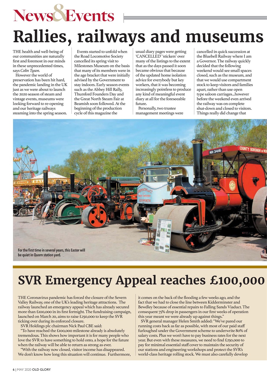 Old Glory Magazine Preview Pages