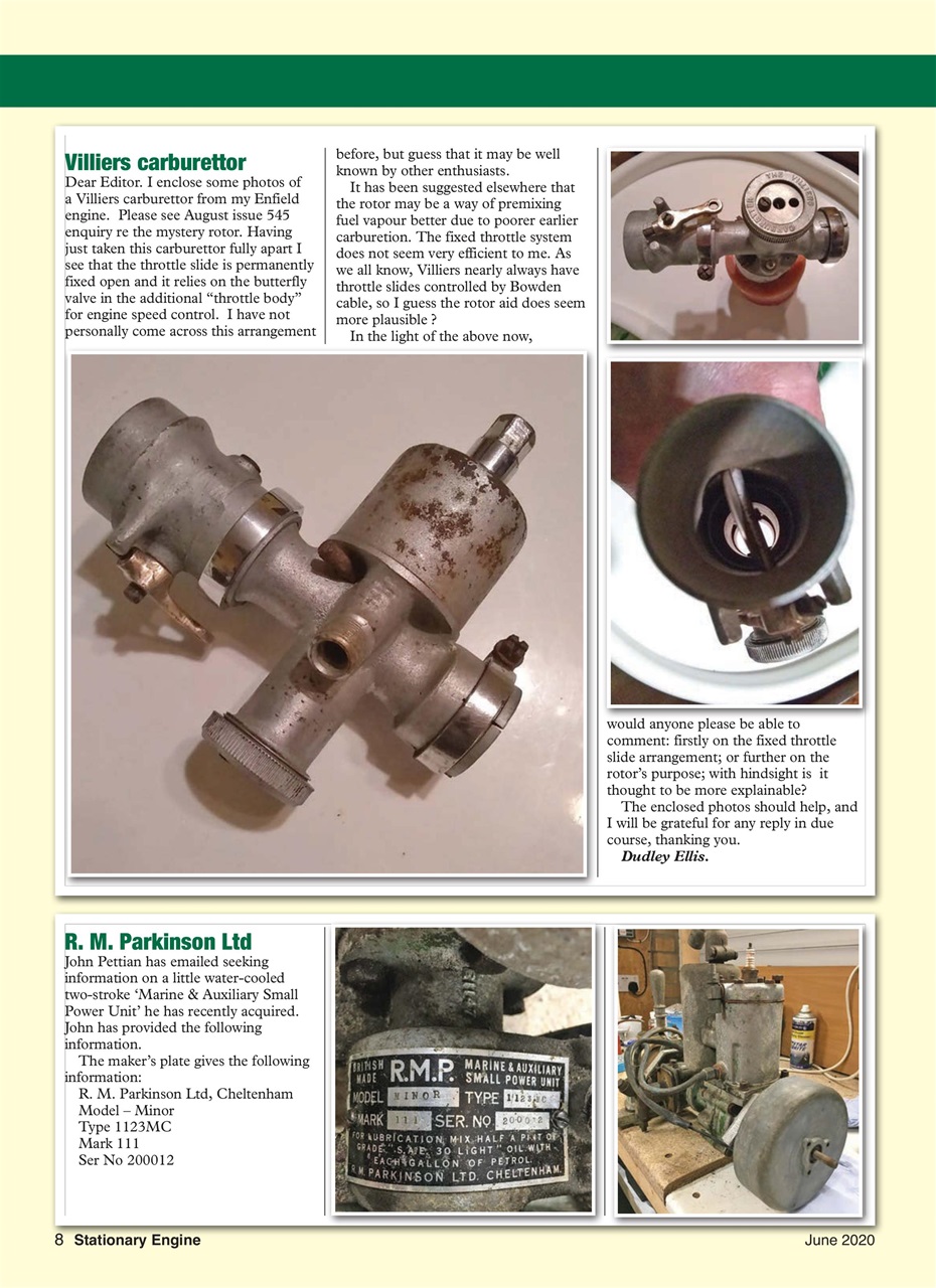 Stationary Engine Preview Pages